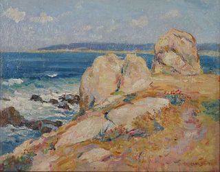 F. Carl Smith (American, 1868-1955) Oil Painting - La Jolla