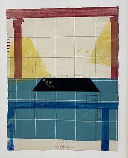 Steven Sorman (American, 1948-) Lithograph Print