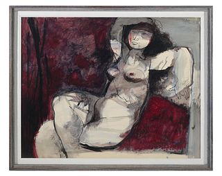 Benjamin Stahl (Am., 1910-1987) Nude Oil Painting