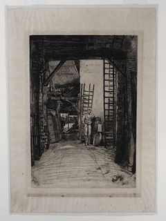 James McNeill Whistler (1834-1903) Etching Print