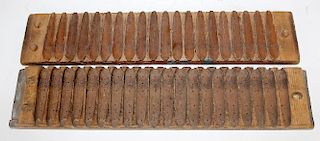 Antique Dutch wooden cigar mold