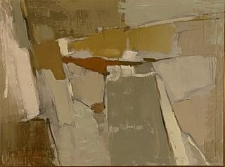 Paul Winthrop Wood (1922-2003) Modernist Painting