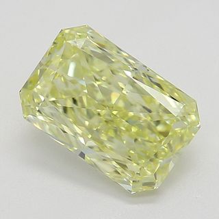 1.02 ct, Natural Fancy Yellow Even Color, IF, Radiant cut Diamond (GIA Graded), Appraised Value: $21,600 