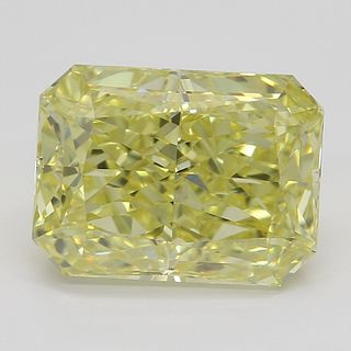 3.01 ct, Natural Fancy Yellow Even Color, IF, Radiant cut Diamond (GIA Graded), Appraised Value: $121,600 