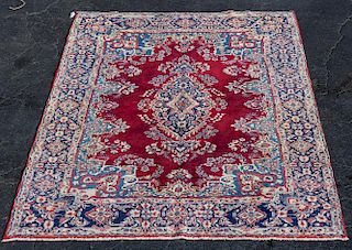 6'8 x 9'4 Persian Sazevar rug