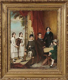Charles Robert Leslie (British, 1794-1859)      Scottish Family Group