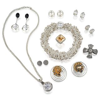 Group of Assorted Sterling Silver Jewelry