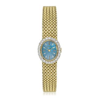 Hamilton Ladies' Watch in 14k Gold with Diamond Bezel