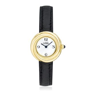 Cartier Must Trinity in Gold Vermeil over Sterling Silver