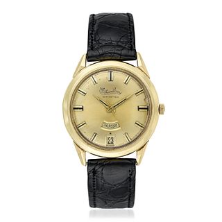 Lucien Piccard Day-Date in 14K Gold