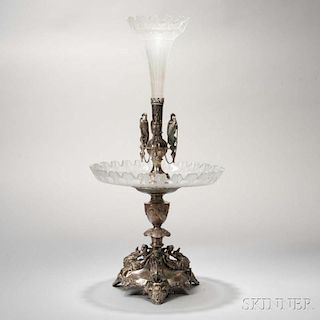 Late Victorian Silver-plated Epergne