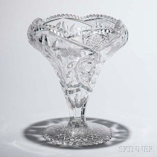 Brilliant-cut Glass Vase