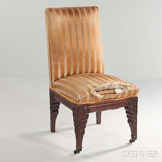 Continental Slipper Chair