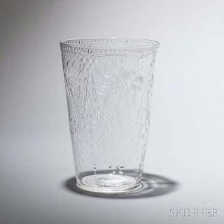 American Cut Glass Vase