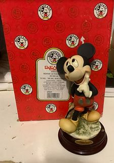 GIUSEPPE ARMANI MICKEY MOUSE Disney Signed Made in Italy