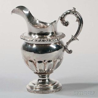 American Coin Silver Pitcher