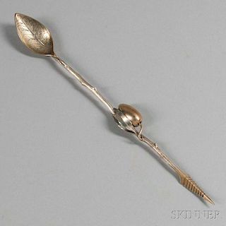 Gorham Sterling Silver Olive Spoon
