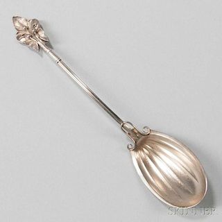 Wood & Hughes Sterling Silver Preserve Spoon