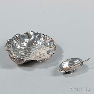Five Gorham Sterling Silver Shell-form Items