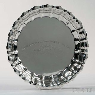 Gorham "Dublin" Pattern Sterling Silver Trophy Dish