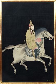 Shyamji Ghanshyamji, Warrior On Horseback, H 59'' W 39''
