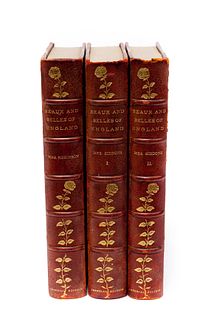 (3) Volumes, Beaux and Belles of England.