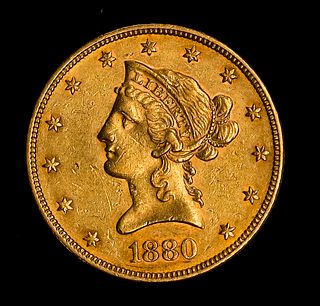 1880 U.S. $10 Eagle Gold Coin