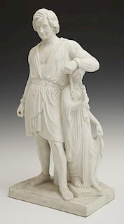 Parian Figure, late 19th c., by Bing and Grondahl,