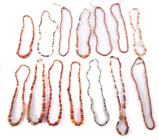 Fourteen Strands of Trade Beads