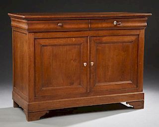 French Louis Philippe Carved Oak Sideboard, c. 185