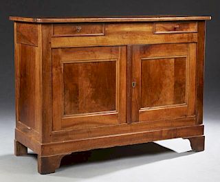 Louis Philippe Carved Walnut Sideboard, 19th c., t