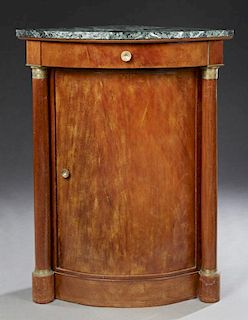 French Empire Style Ormolu Mounted Corner Cabinet,