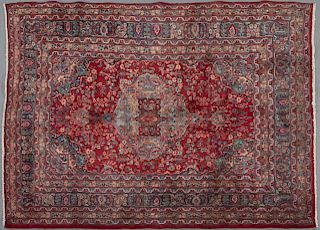 Semi Antique Persian Mashad Carpet, 6' 4 x 8' 6