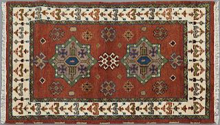 Kazak Carpet, 3' 1 x 4' 11