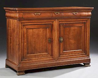 Louis Philippe Carved Cherry Sideboard, c. 1850, t