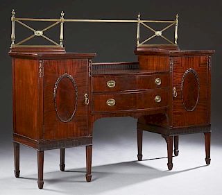 An Edwardian Carved Mahogany Sideboard, early 20th