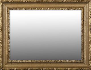 American Gilt and Gesso Overmantel Mirror, late 19