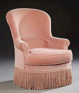 French Lady's Upholstered Armchair, late 19th c.,