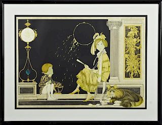 Phillippe Noyer (1917-1985), "Gold Eclipse," 1984,