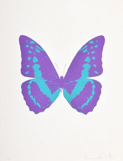 Damien Hirst THE SOULS III Butterfly Foil Print, Signed Edition