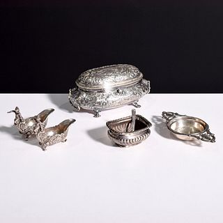 Sterling Silver Tableware, 6 Pcs.; Minshull & Latimerâ€¦