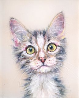 Erika Chapman Cat Portrait Painting