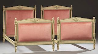 Pair of French Directoire Style Polychromed Beech