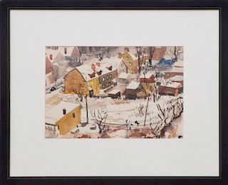CECIL BELL (1906-1970): TOWNSCAPE
