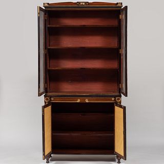 Late Regency Gilt-Metal-Mounted Rosewood Cabinet, in the Egyptian taste
