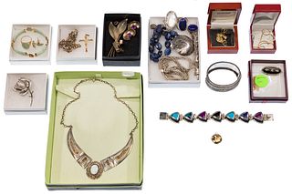 18k, 14k and 10k Gold and Sterling Silver Jewelry Assortment