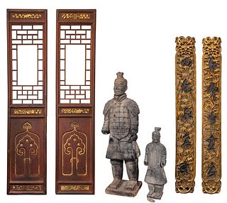 Asian Decorative Object Assortment