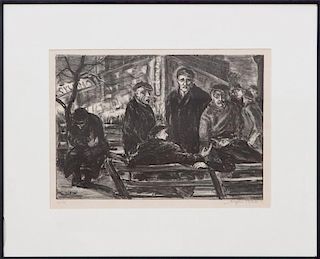 EUGENE CAMILLE FISCH (1892-1972): UNEMPLOYED UNION SQUARE