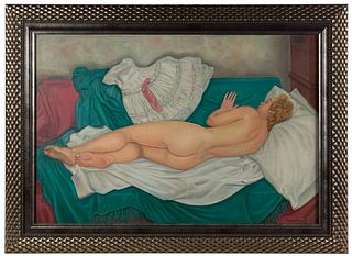 Macena Barton (American, 1901-1986) Oil on Canvas