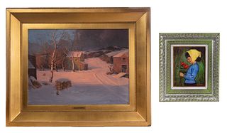 Svend Svendson (Norwegian, 1864-1944) Oil on Canvas